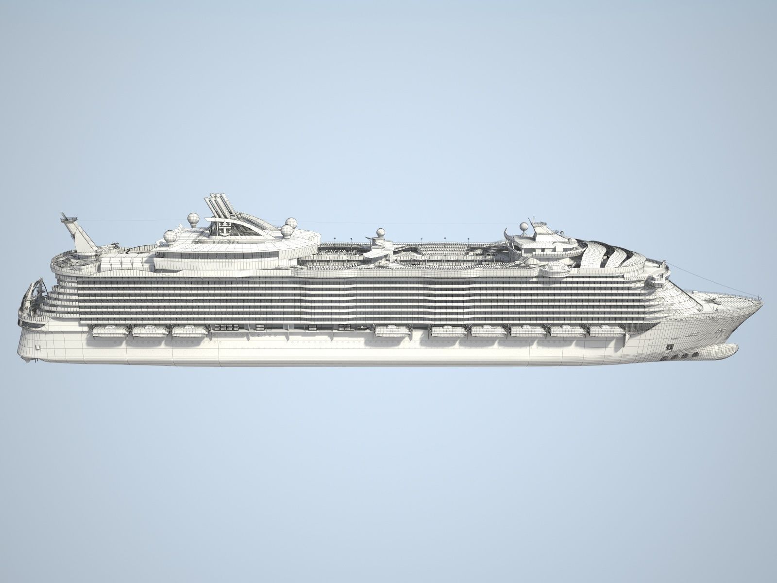 Oasis of the Seas Cruise Ship 3D model_15