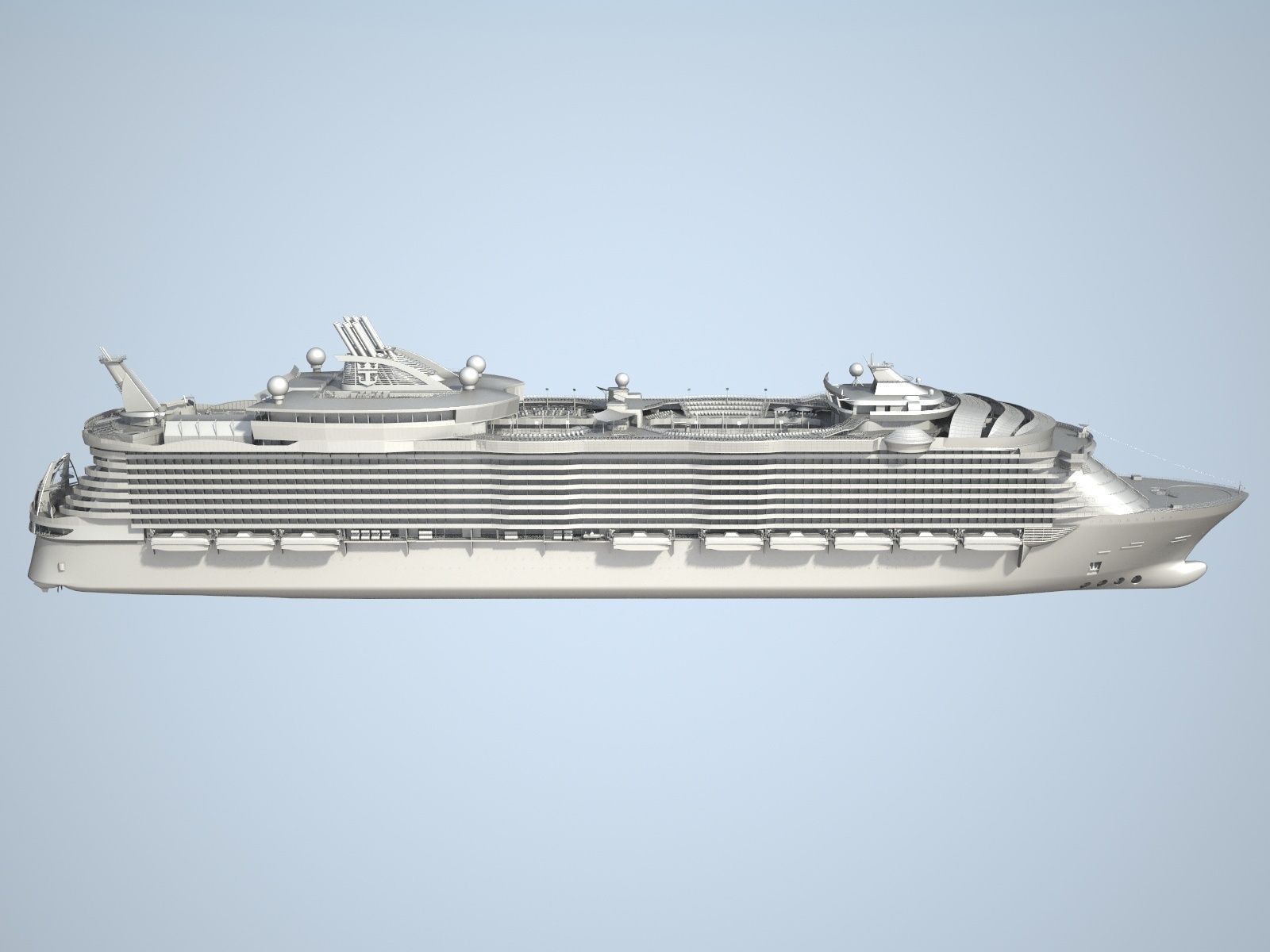 Oasis of the Seas Cruise Ship 3D model_12