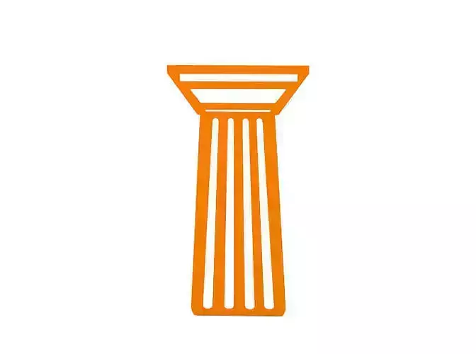 Bookmark greek column icon