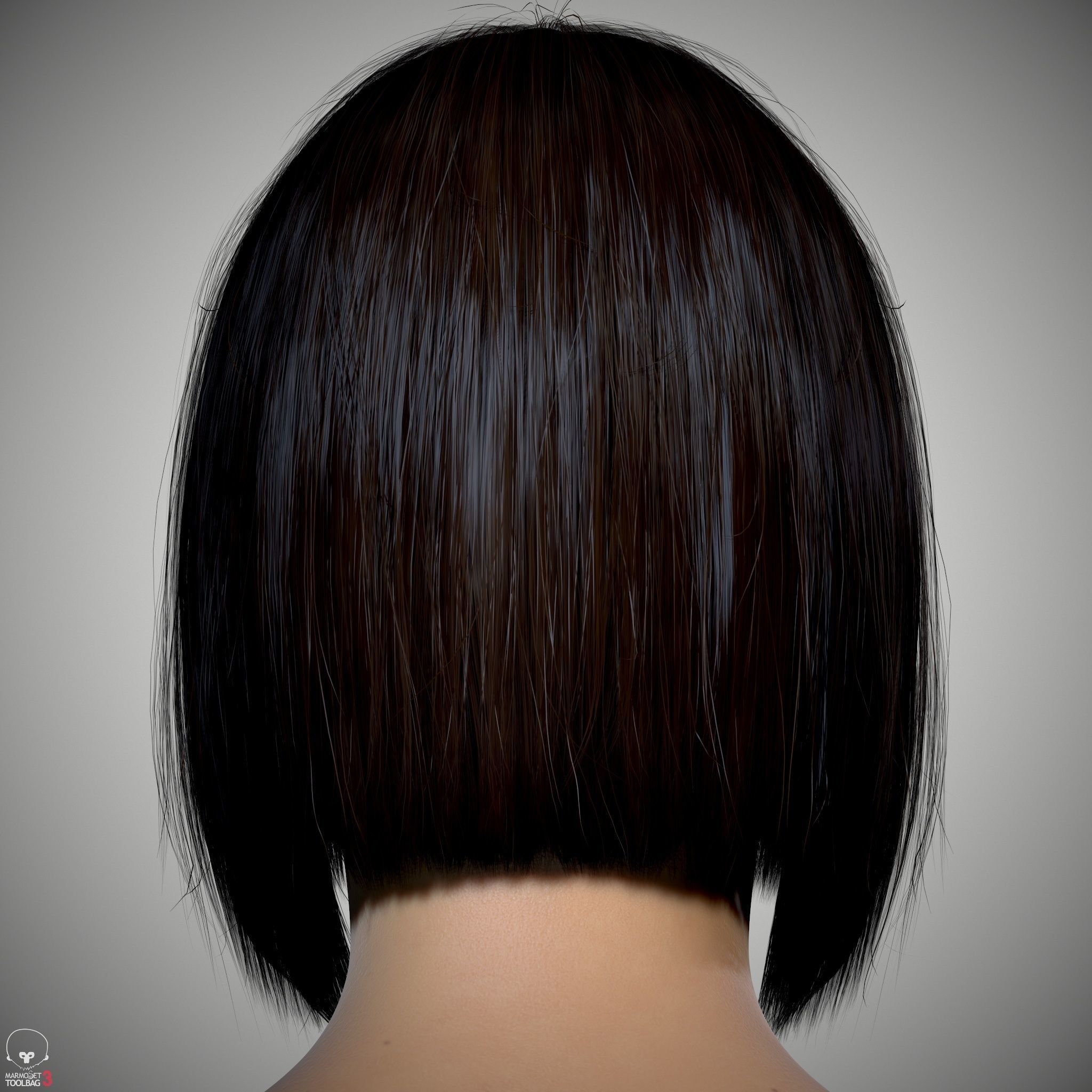 Female Head - Iva - Gen2 Low-poly 3D model_27