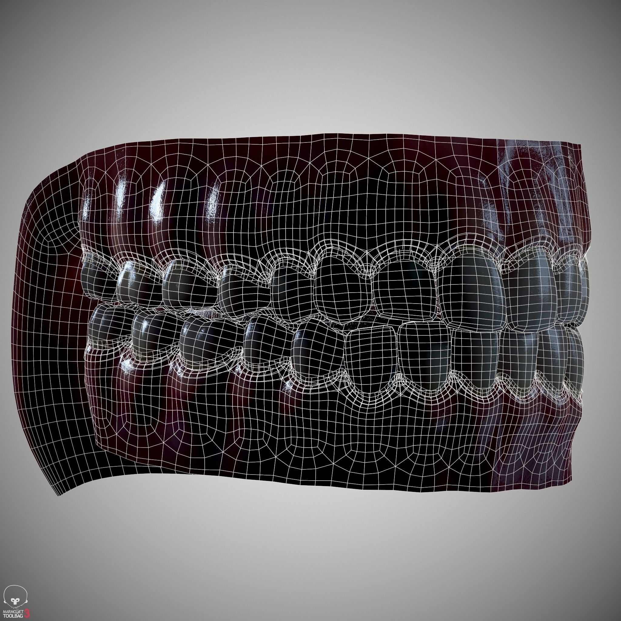 Female Head - Iva - Gen2 Low-poly 3D model_19