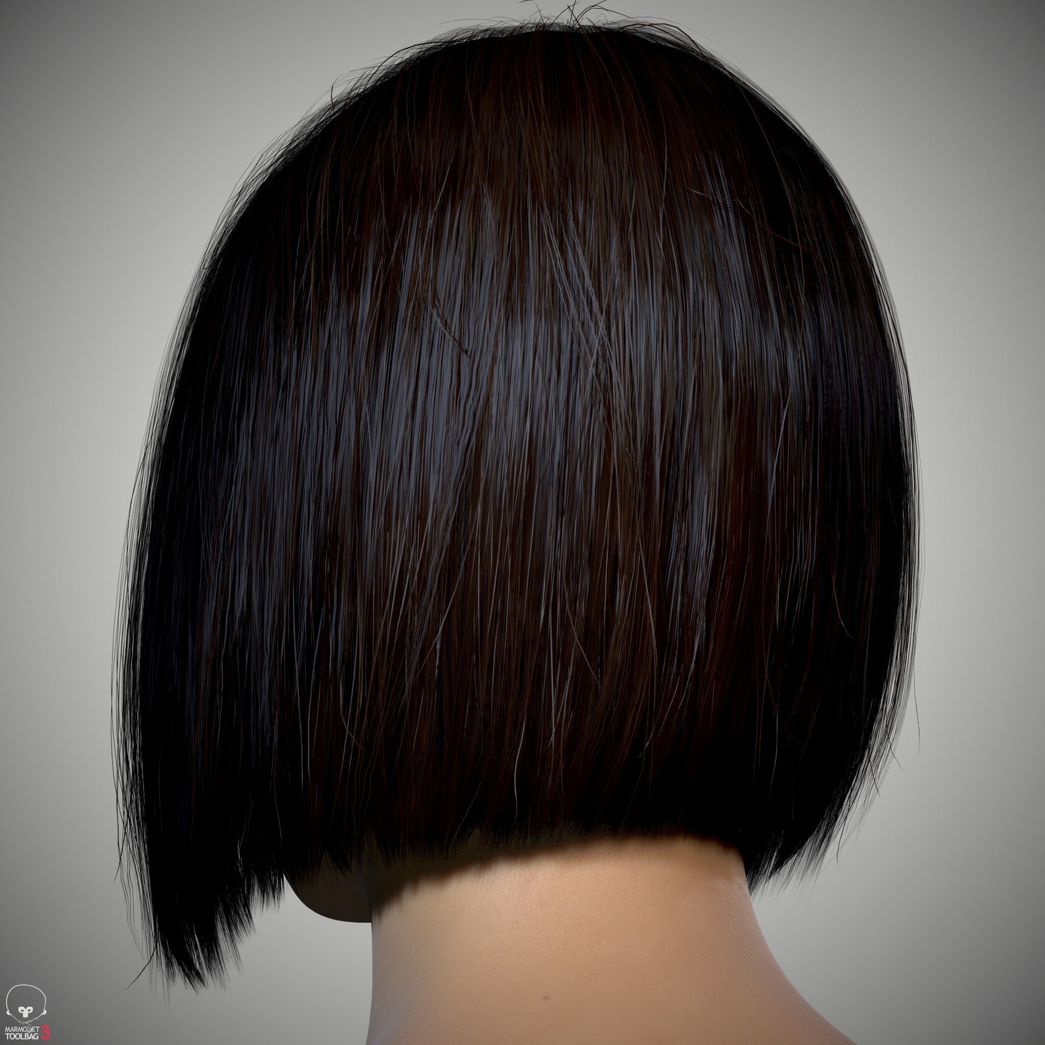 Female Head - Iva - Gen2 Low-poly 3D model_28