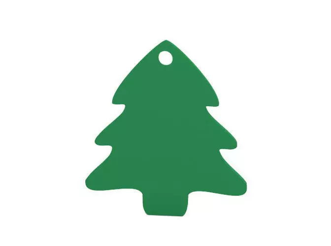 Earring christmas tree ornaments 3D print model_0