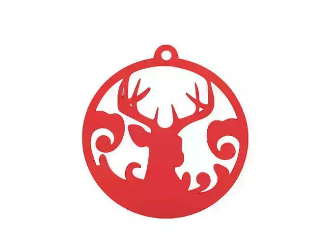 Decoration deer ornament