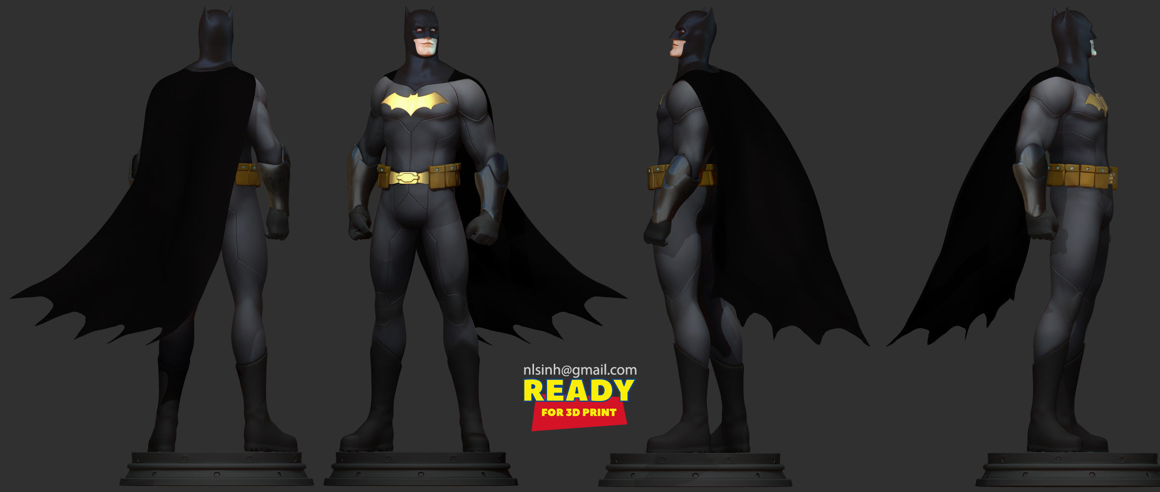 Batman - Dark Knight 3D print model_1