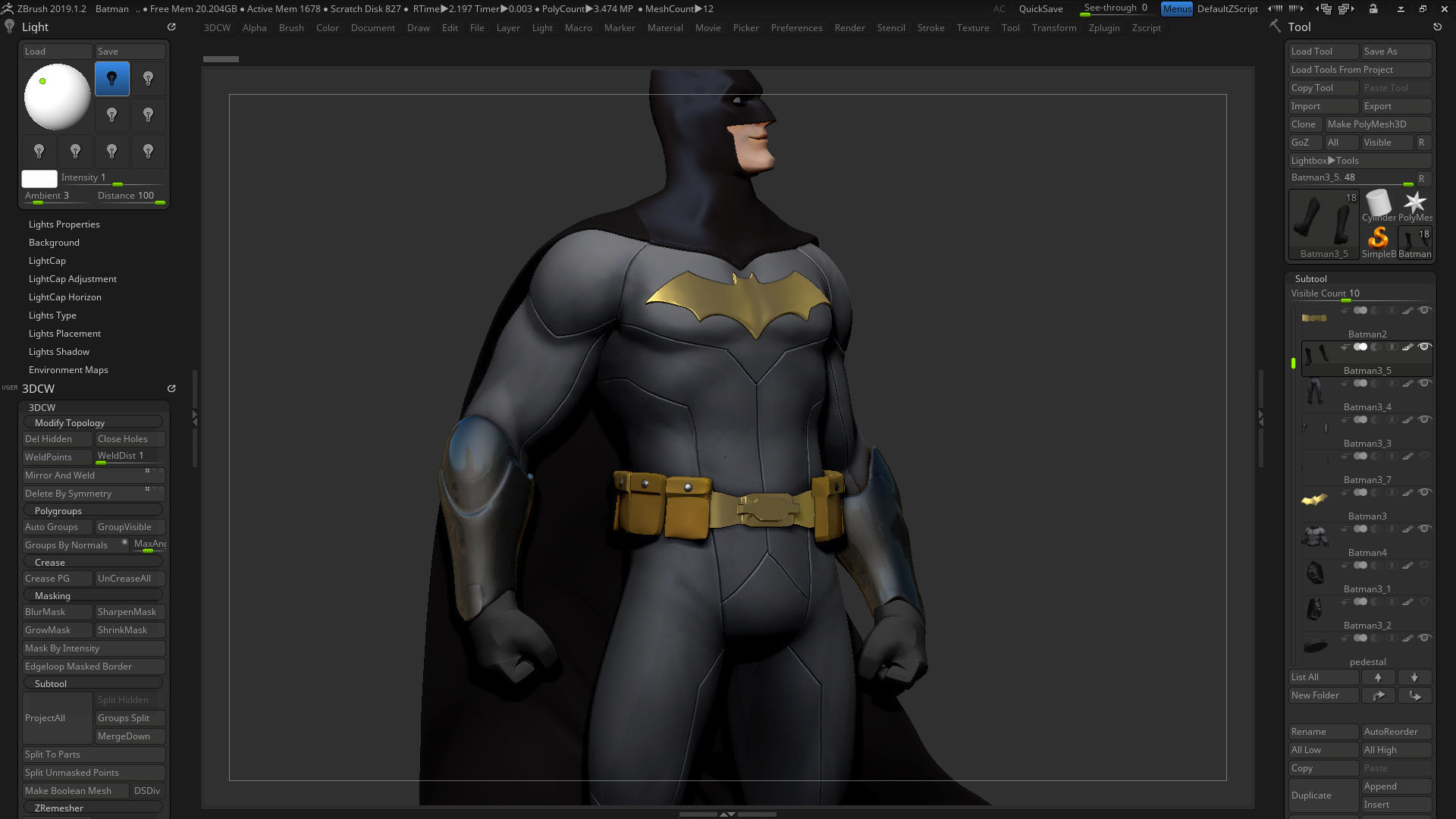 Batman - Dark Knight 3D print model_17