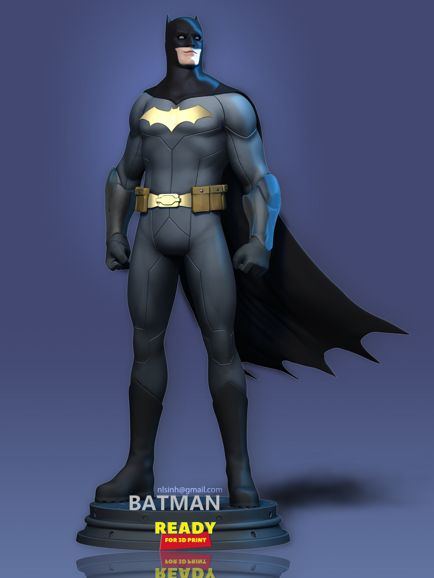 Batman - Dark Knight 3D print model_4