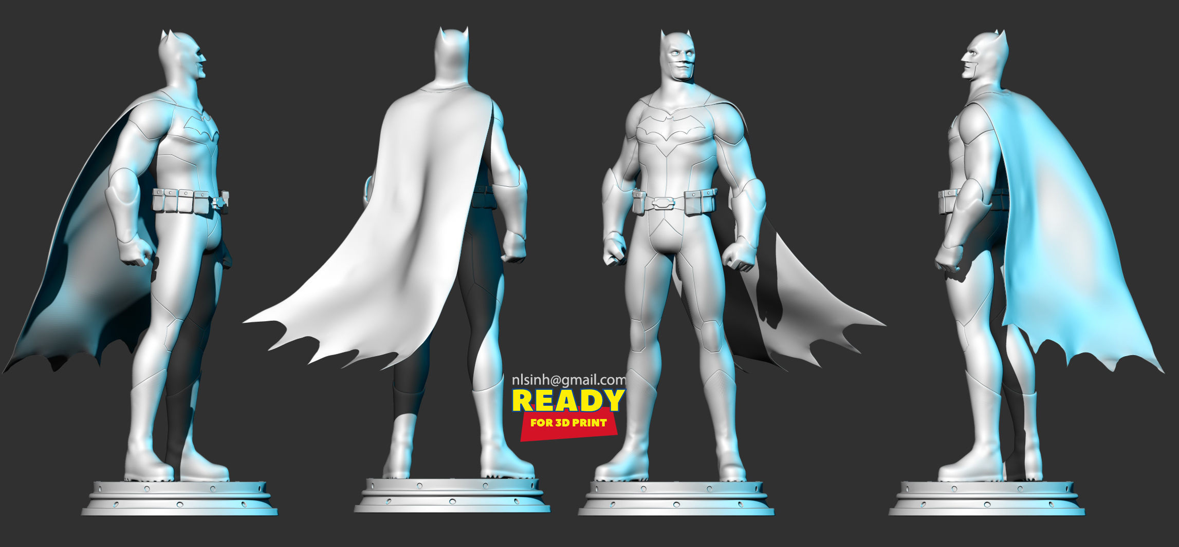 Batman - Dark Knight 3D print model_2