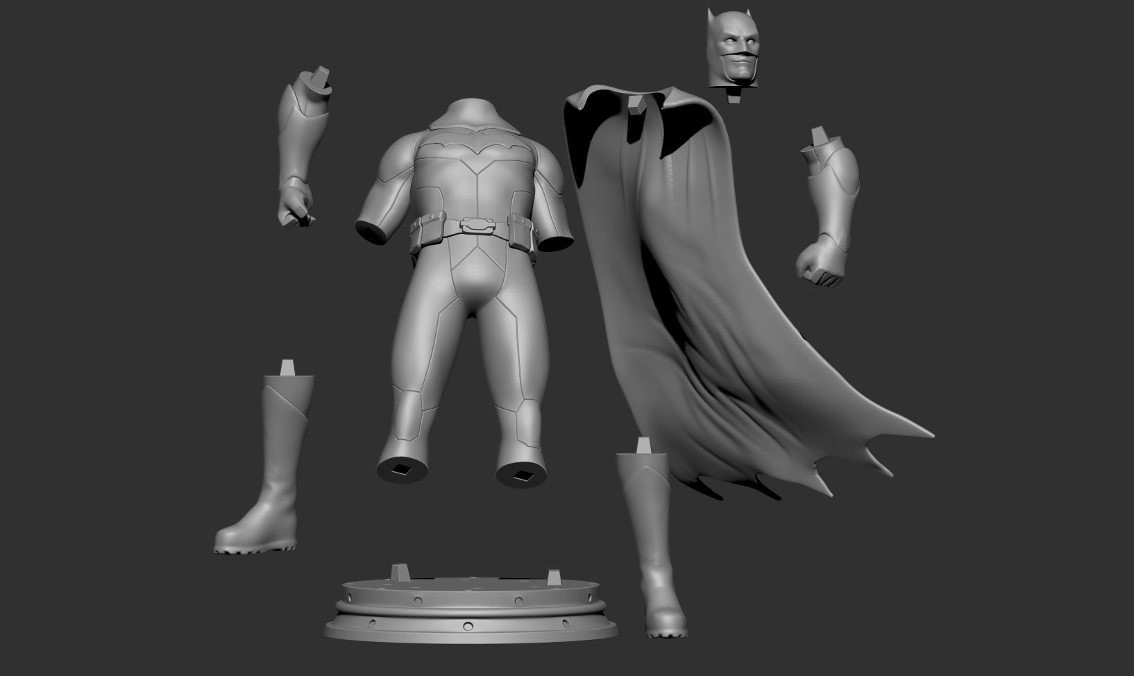 Batman - Dark Knight 3D print model_3