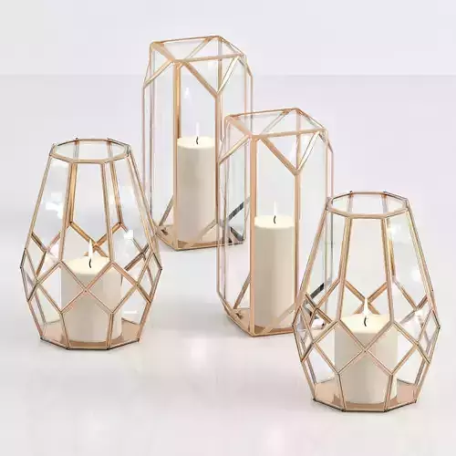 Shiraleah Copper Scala Lantern