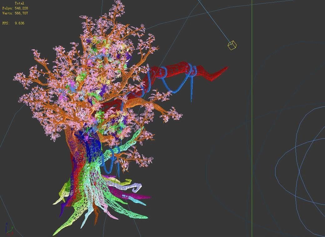 Fernnor Tree Cave - Left Tree 01 3D model_6