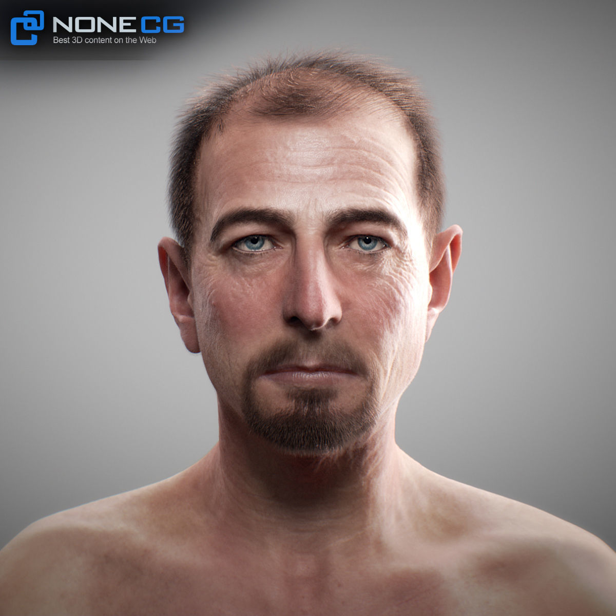 Aging Man 3D model_41