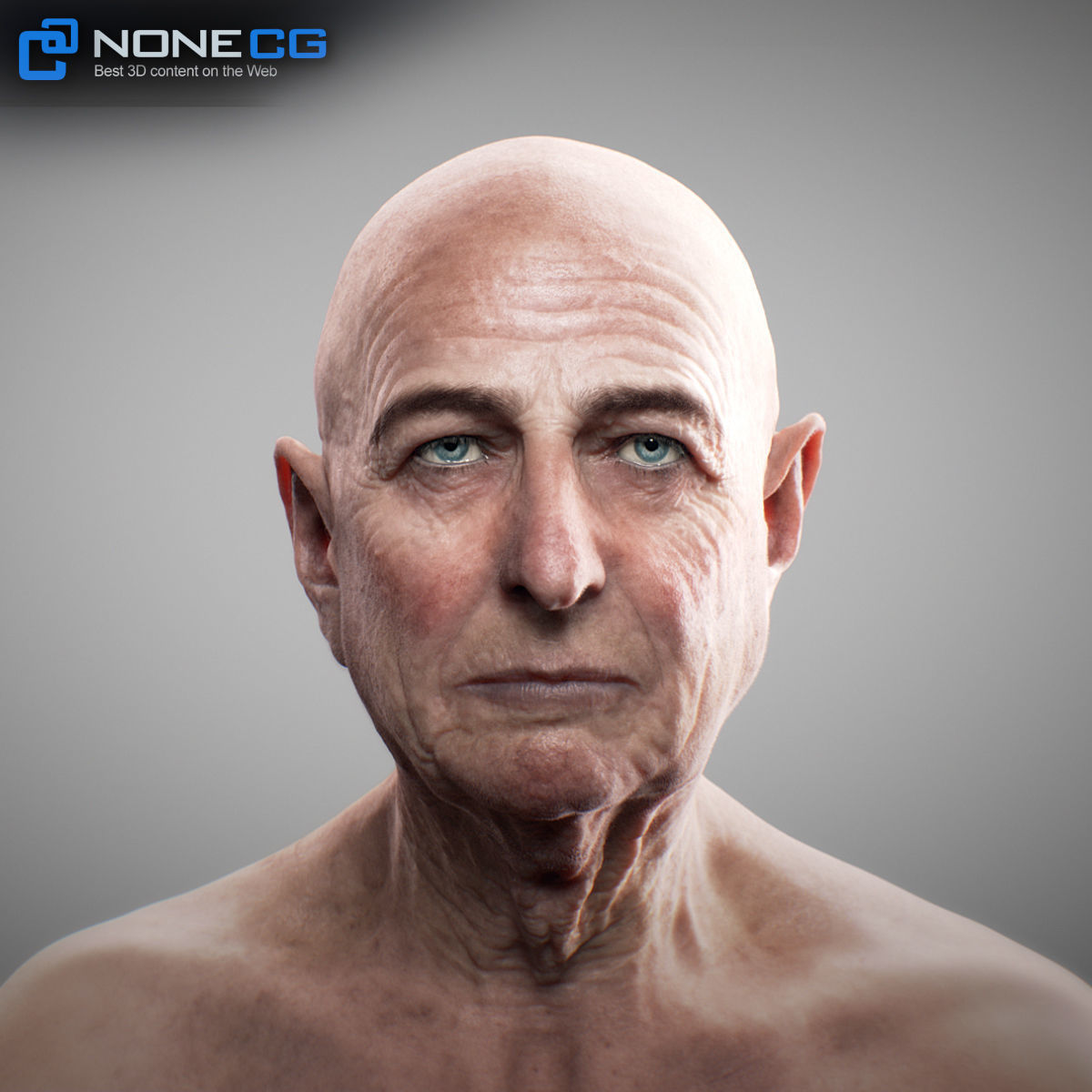 Aging Man 3D model_42