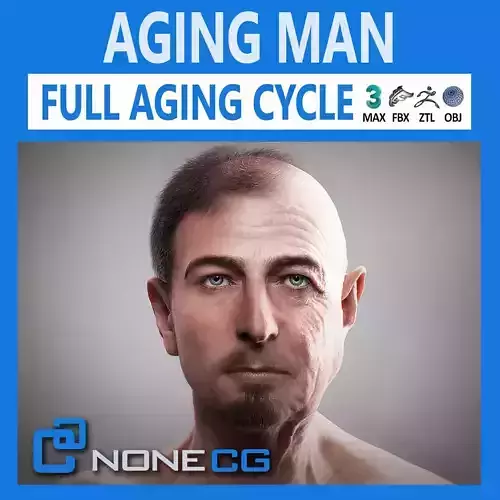 Aging Man 3D model