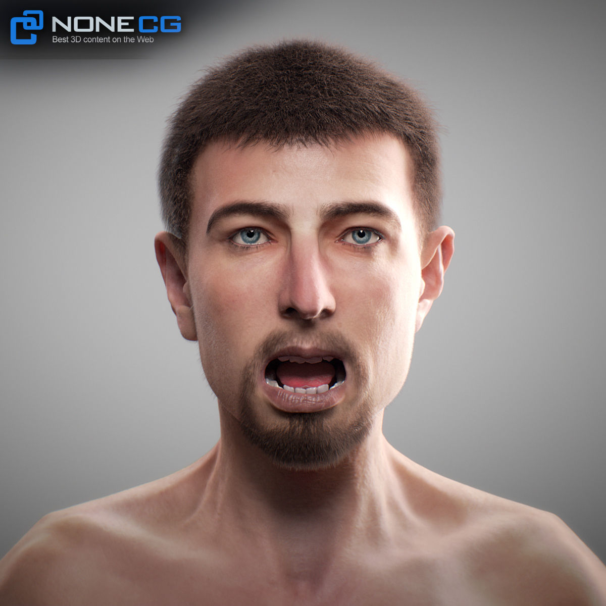 Aging Man 3D model_30