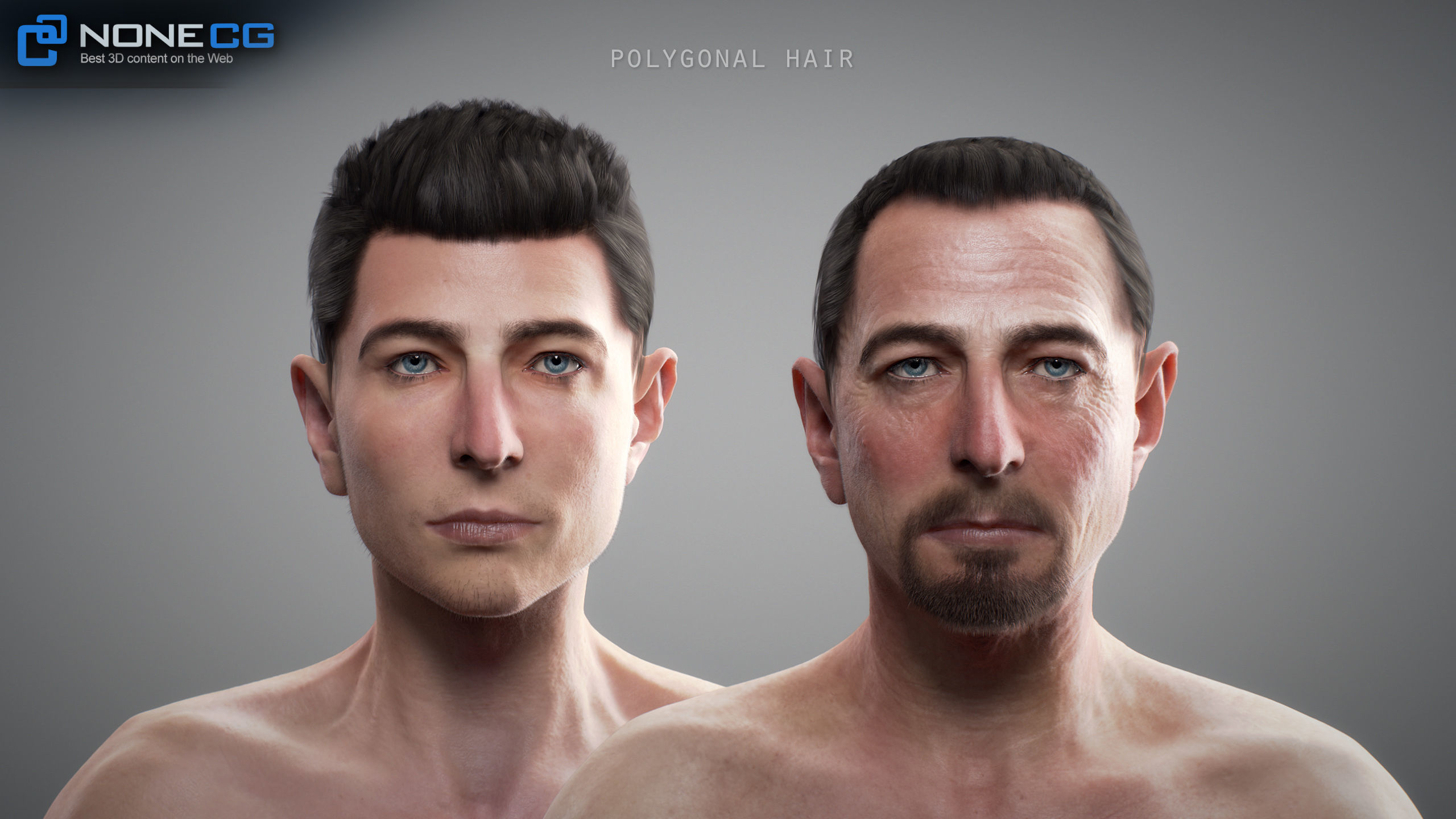 Aging Man 3D model_28