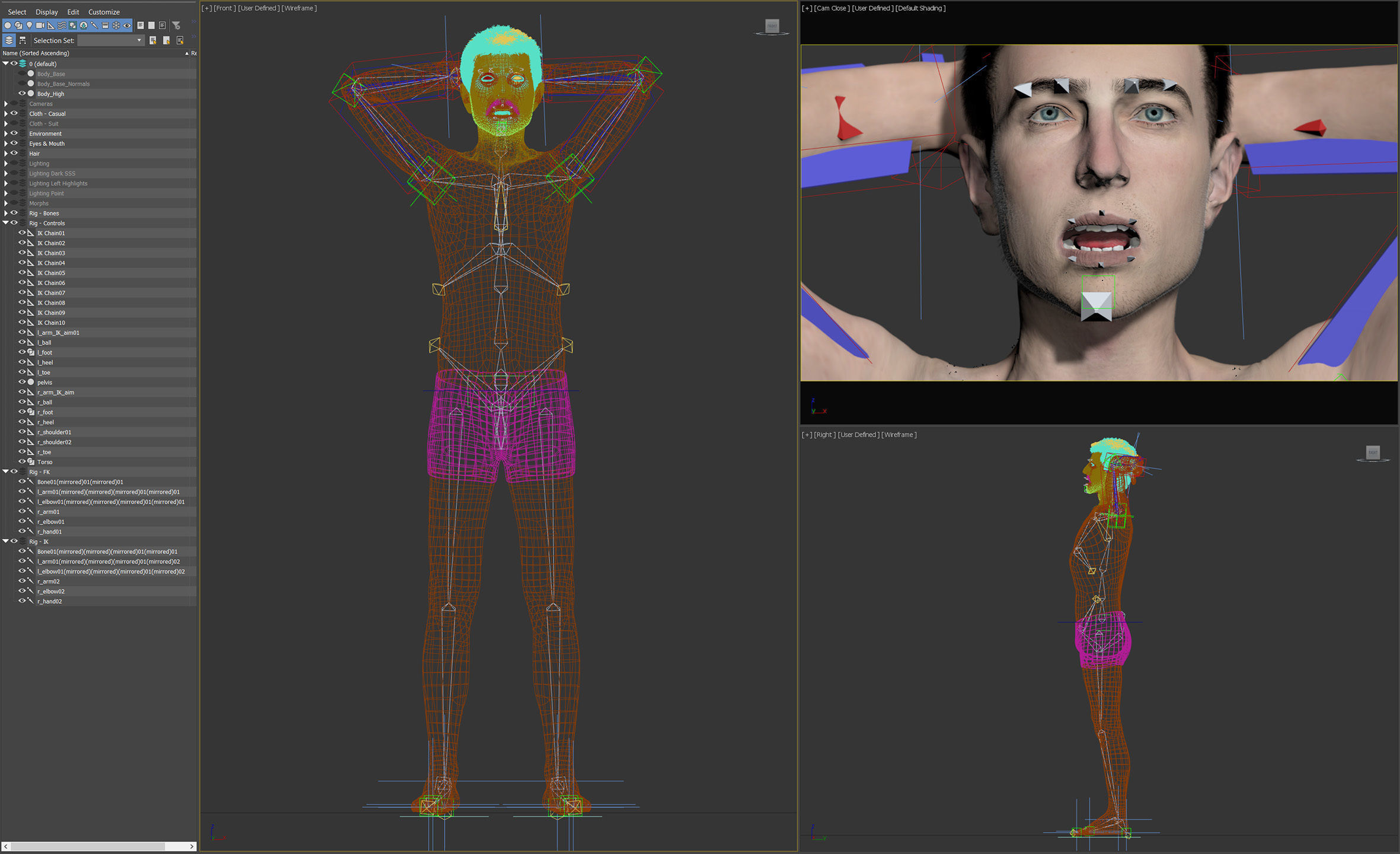 Aging Man 3D model_25