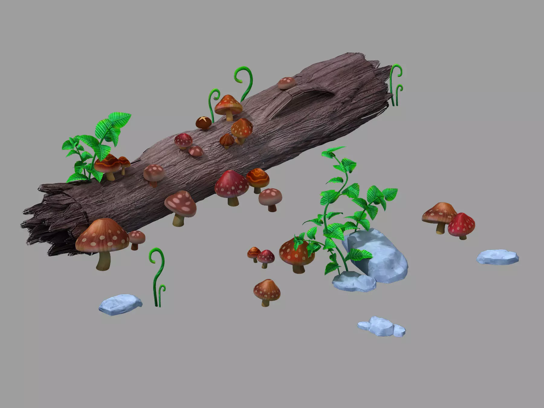 Fungi - Weed 69 3D model_0