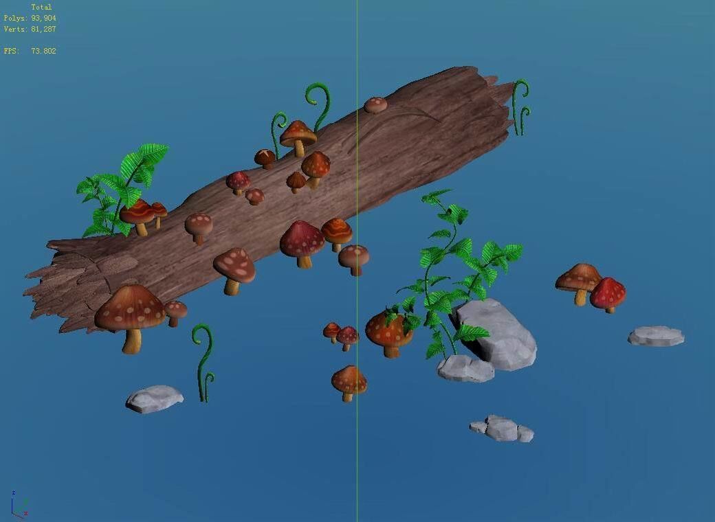 Fungi - Weed 69 3D model_4