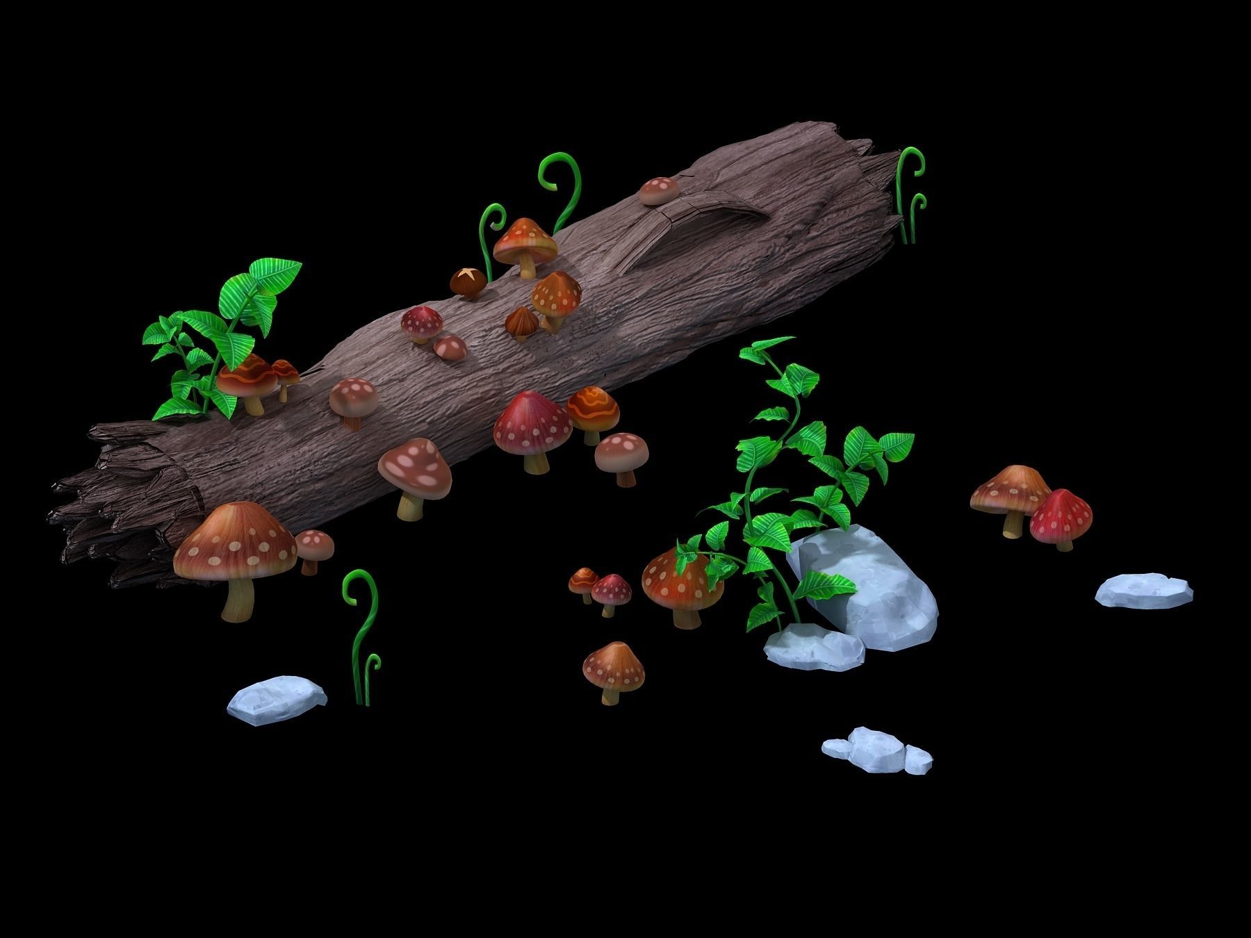 Fungi - Weed 69 3D model_1