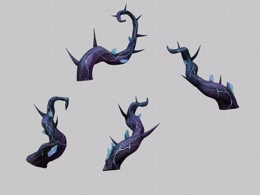 Witch Chalet - Plant Tentacles 3D model_0