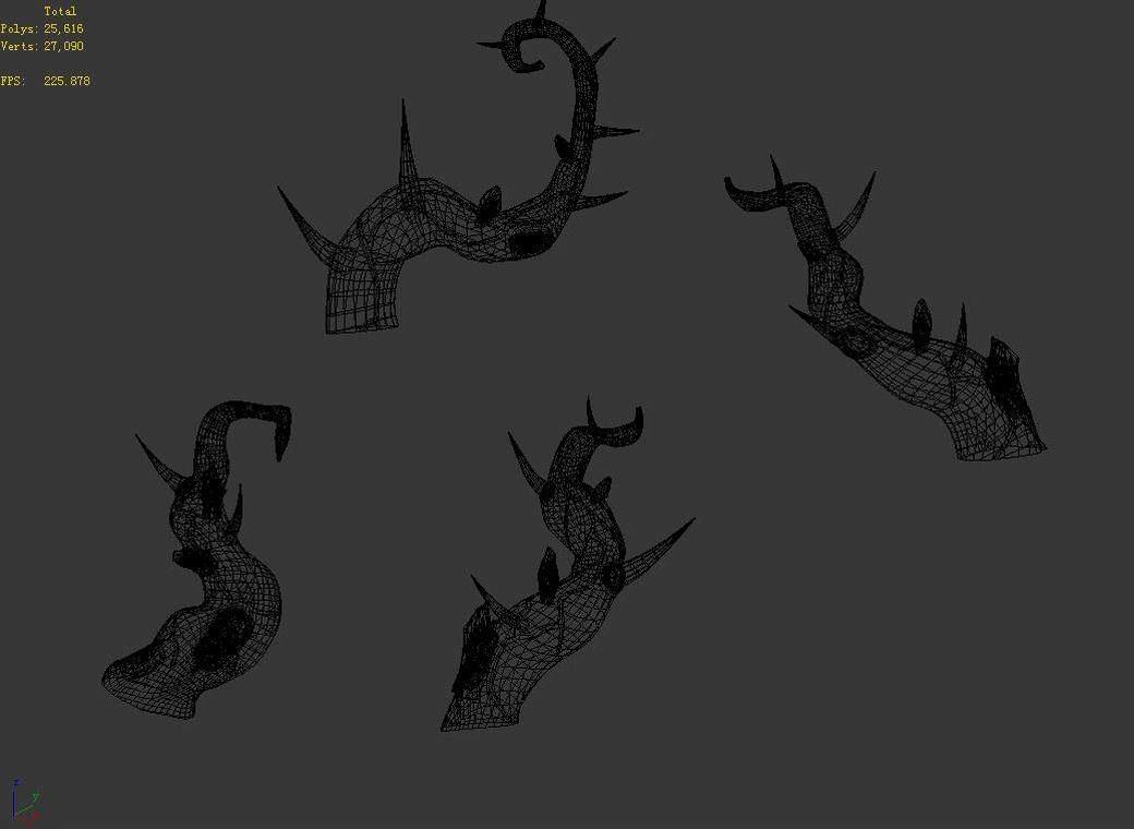 Witch Chalet - Plant Tentacles 3D model_4