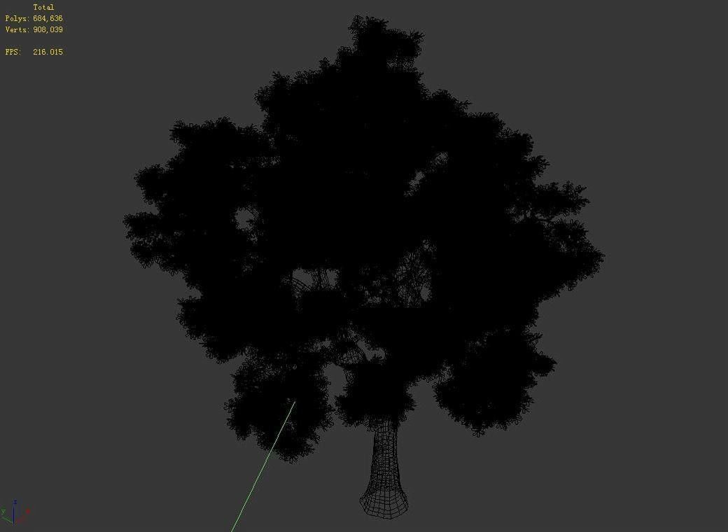 Forest - Ash Tree 54 3D model_3