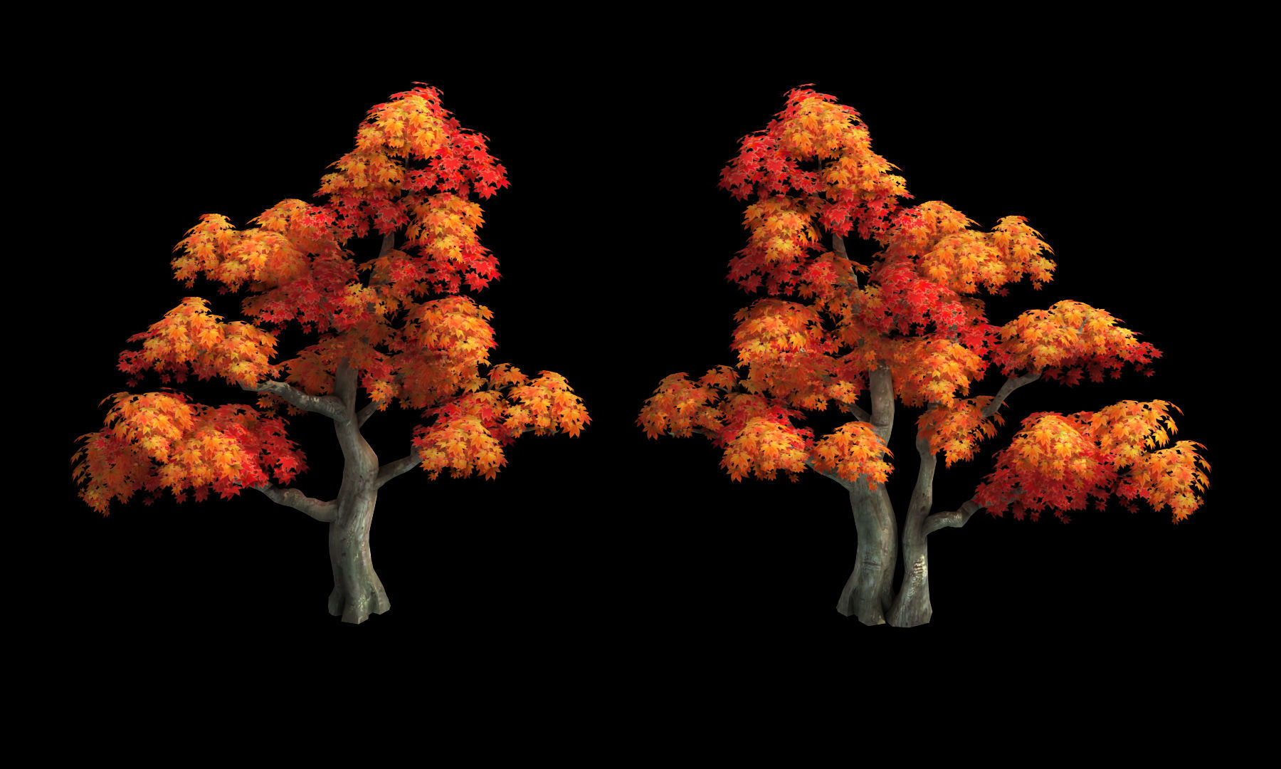 Forest - Maple Trees 97 3D model_1