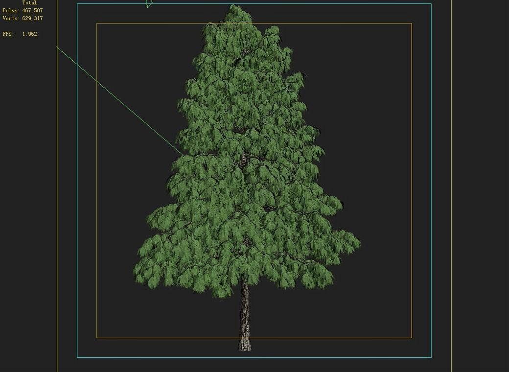 Forest - Medium Eucalyptus 85 3D model_4
