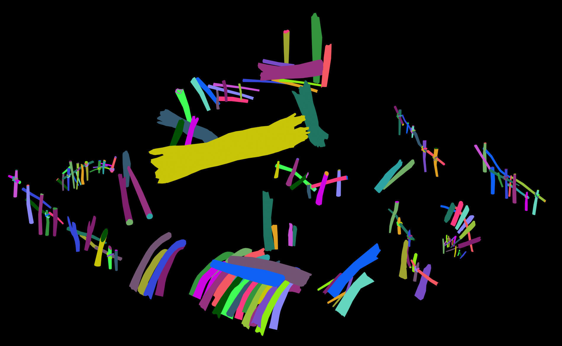 Yamano - Random Wood Stack 02 3D model_3