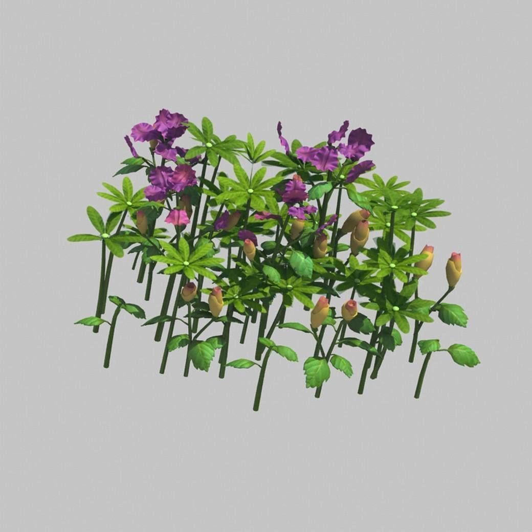 Small Plants - Shanhua 35 3D model_2