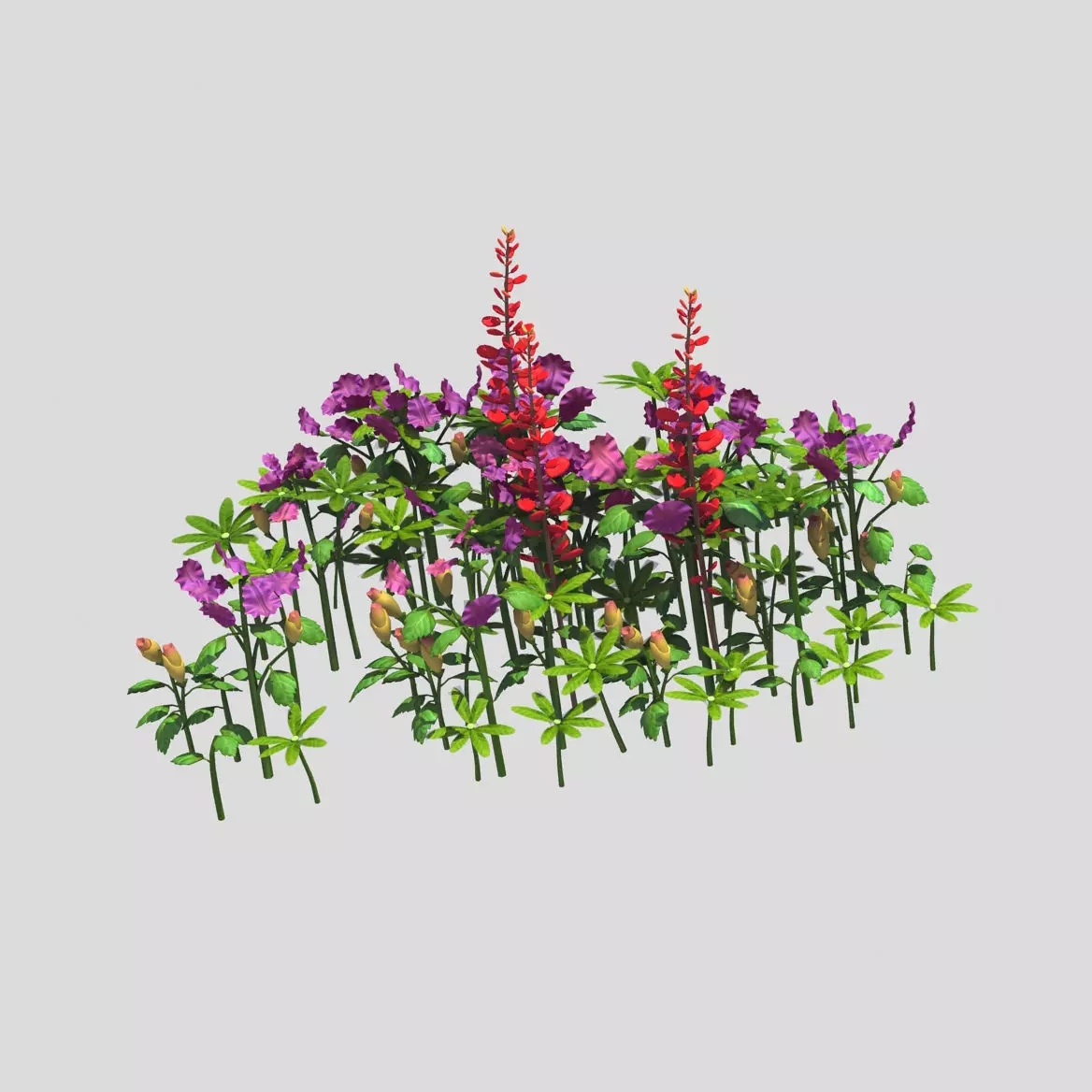 Small Plants - Shanhua 35 3D model_0