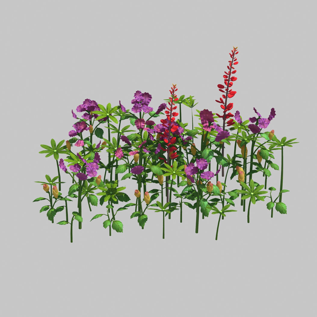 Small Plants - Shanhua 35 3D model_1