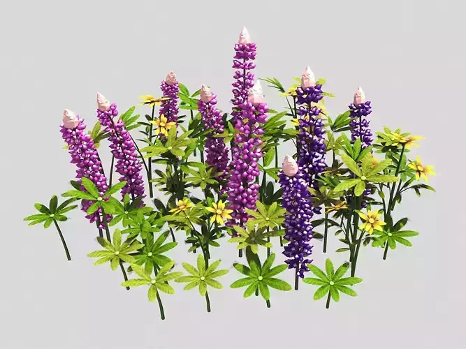 Small Plant - Mountain Flower 40