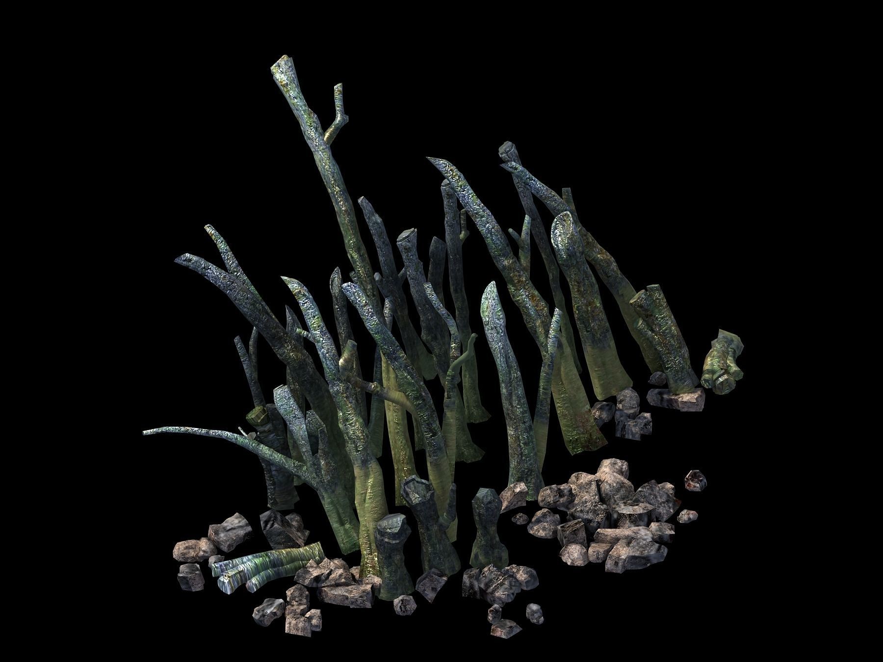 Star Trek - Destroyed Branch 01 3D model_1