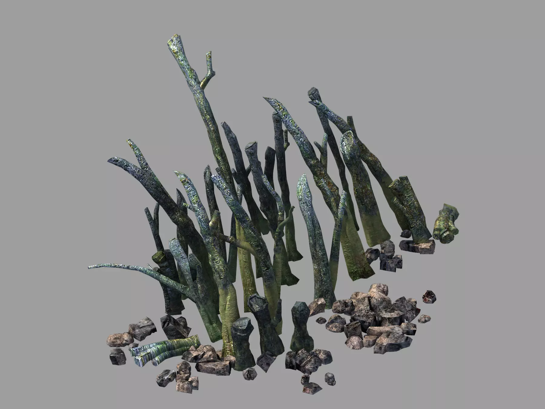 Star Trek - Destroyed Branch 01 3D model_0