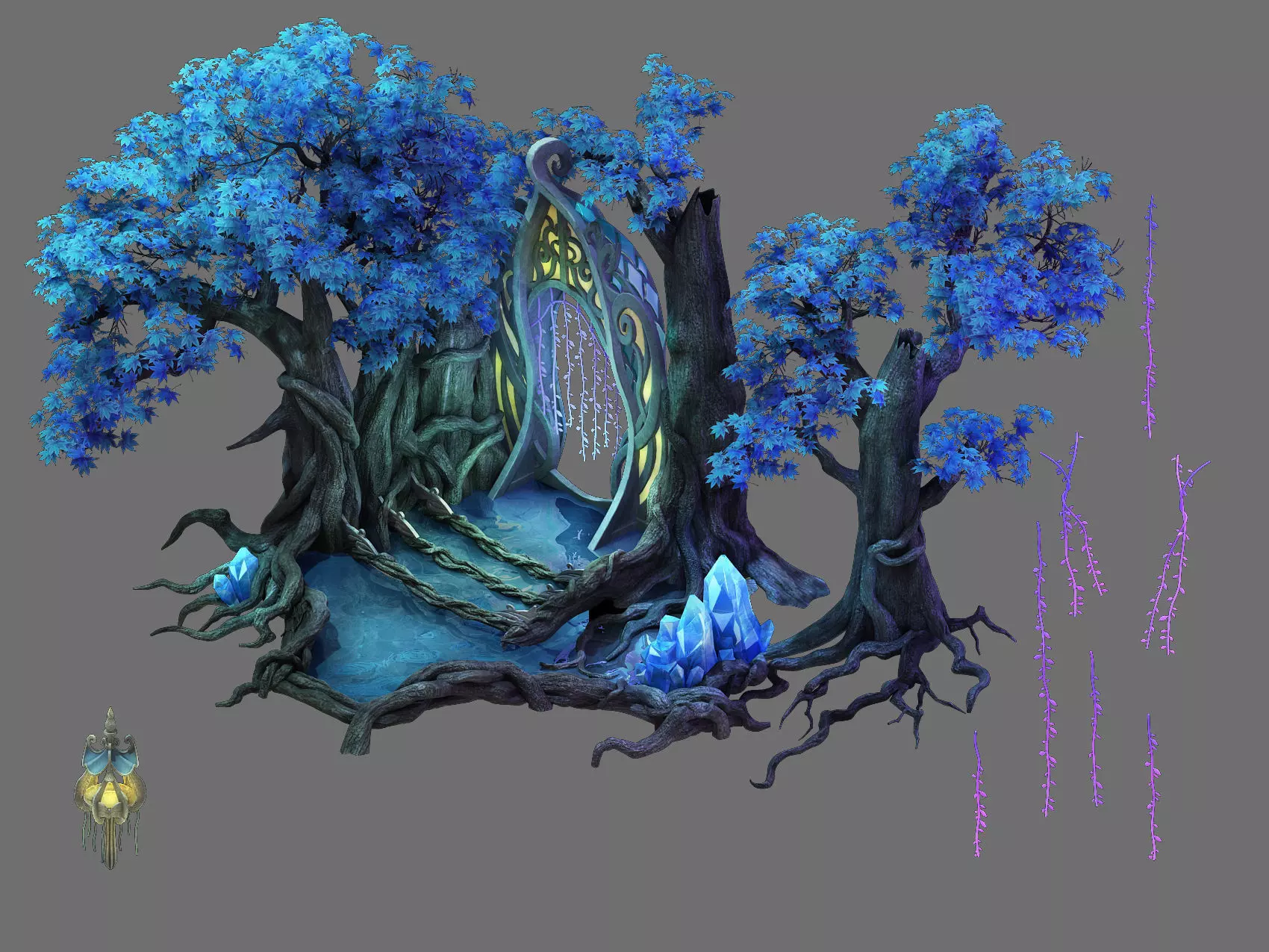 Leprechaun Forest - Tree Miracle 01 3D model