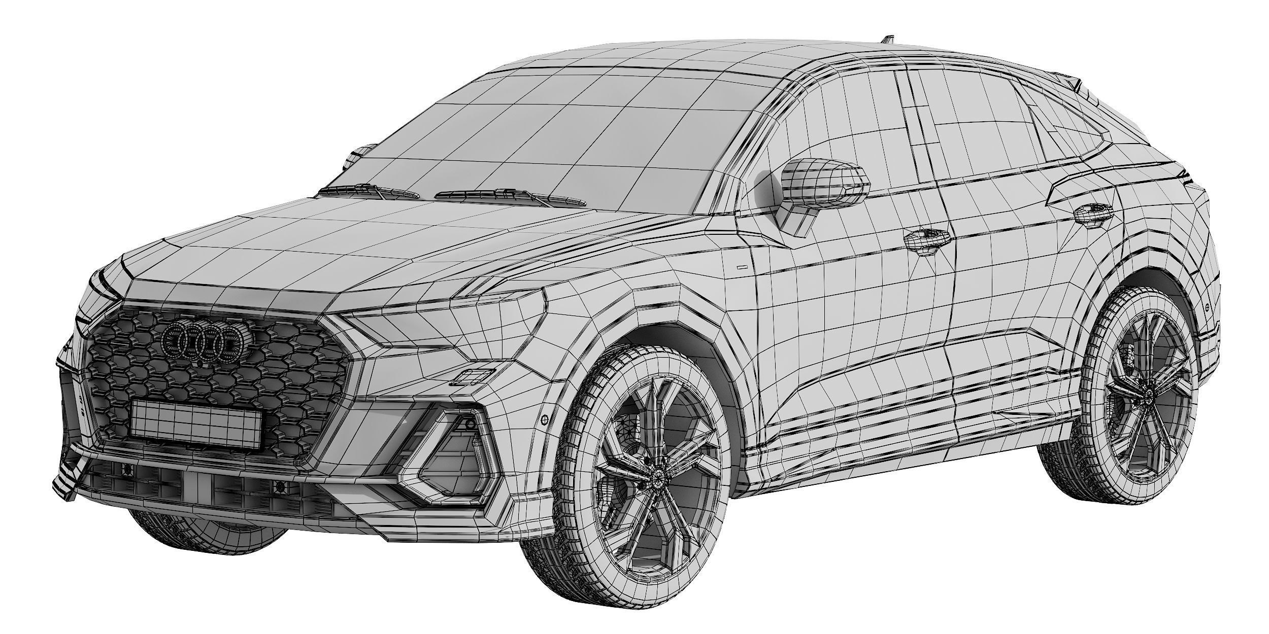 AUDI Q3 SPORTBACK 2020 3D model_13