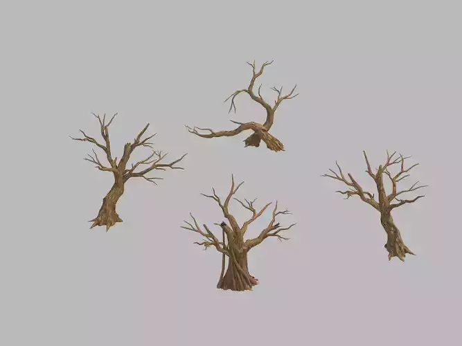 Primitive Desert - Dry Tree 06 3D model
