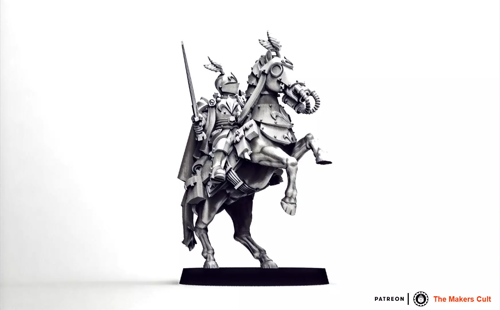 Feudal Guard High Born Cavalry Officer 3D print model