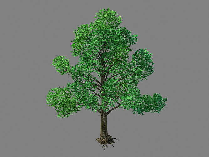 Moon Temple - Tree 02 3D model
