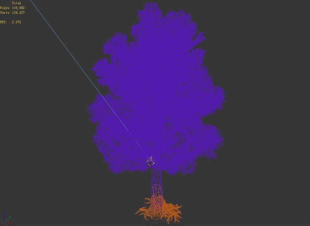 Moon Temple - Tree 04 3D model_5