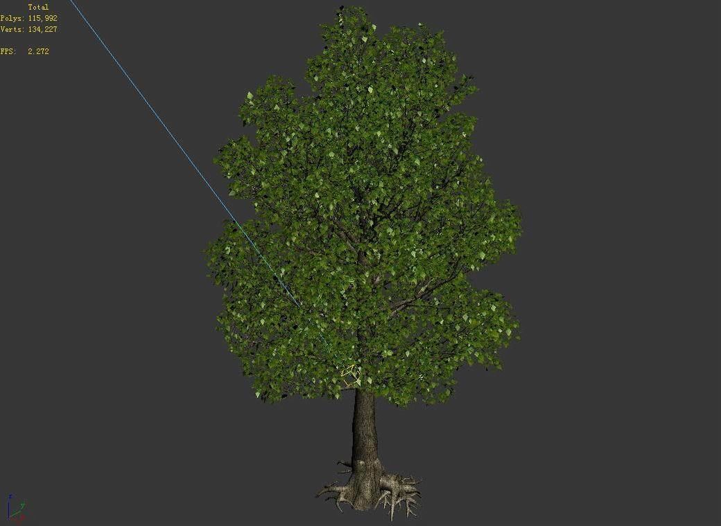 Moon Temple - Tree 04 3D model_4