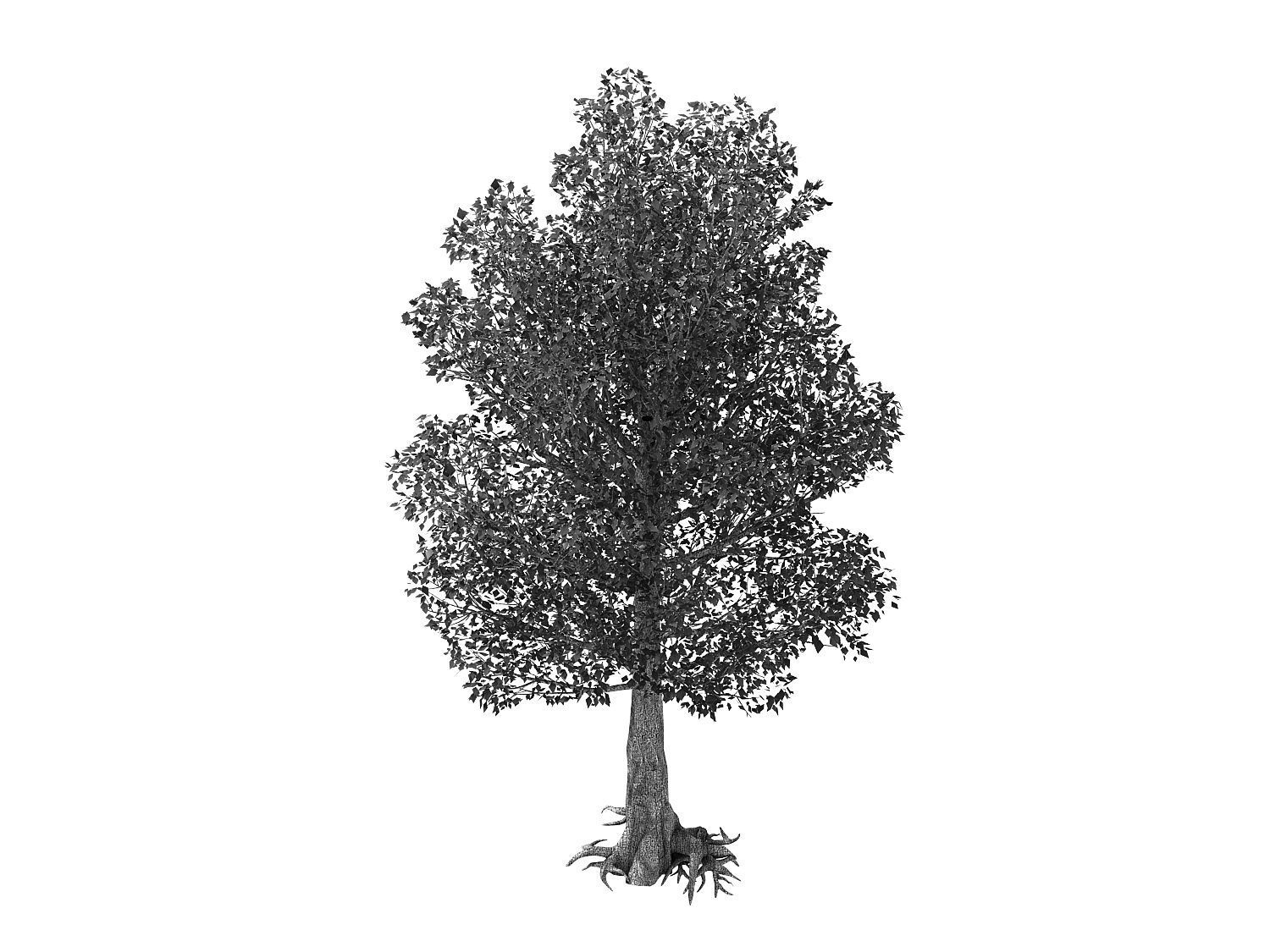 Moon Temple - Tree 04 3D model_2