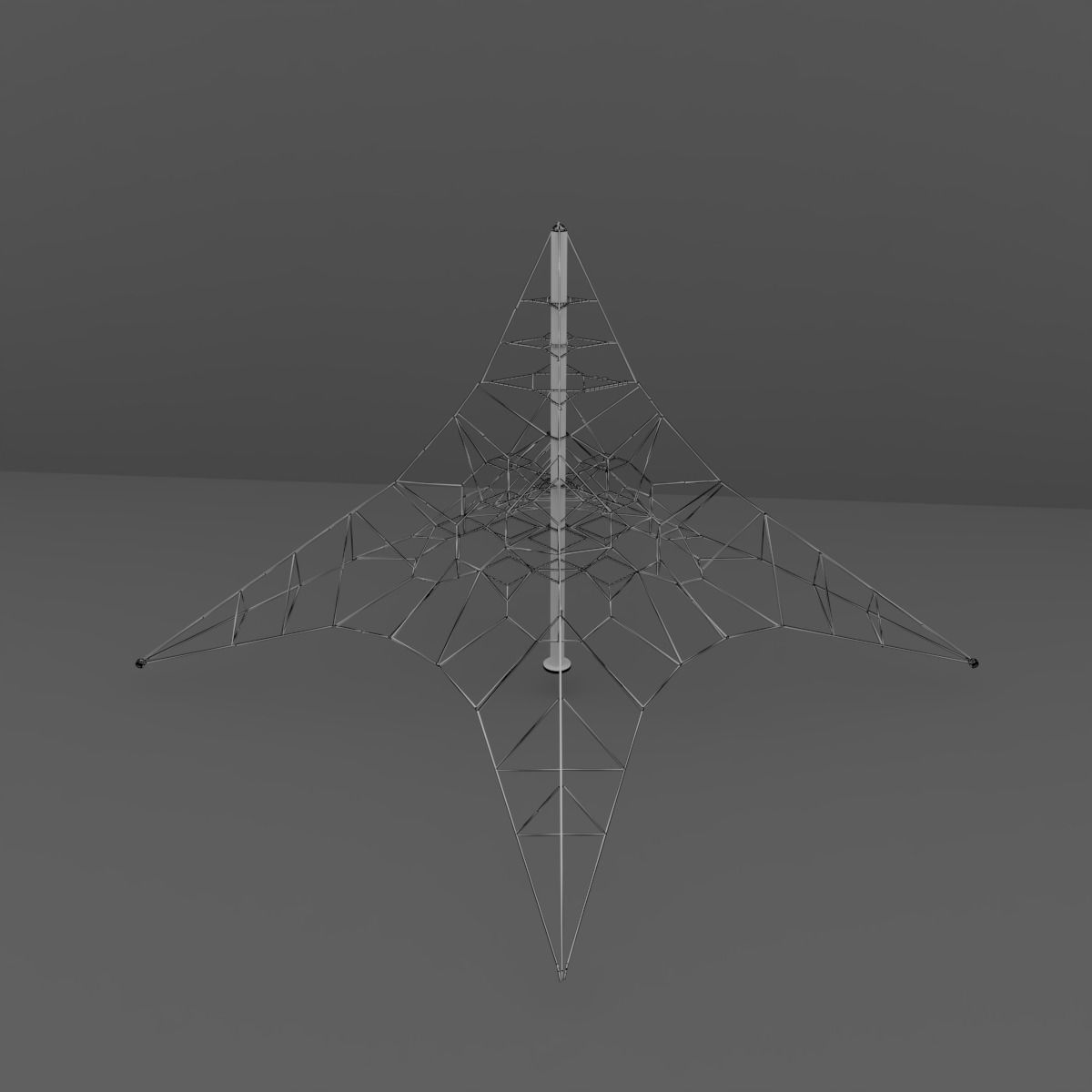 Playground Equipment Free 3D model_5