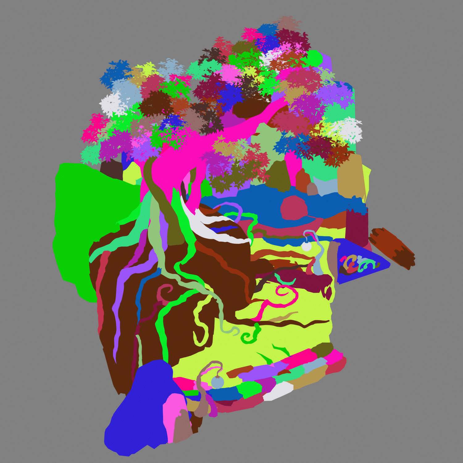 Fallen Land - Stone Forest - Tree 3D model_3