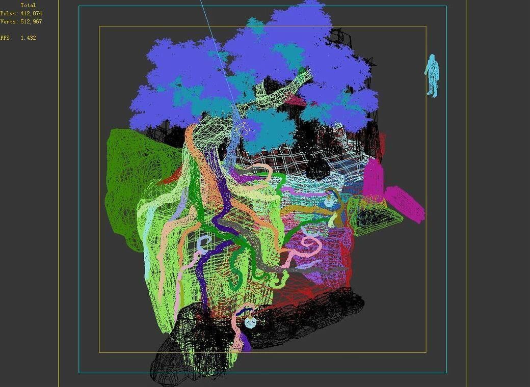 Fallen Land - Stone Forest - Tree 3D model_6