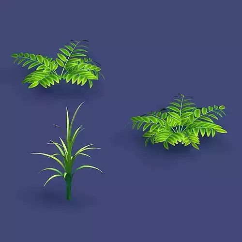 Weeds - Small Plants 068 3D model