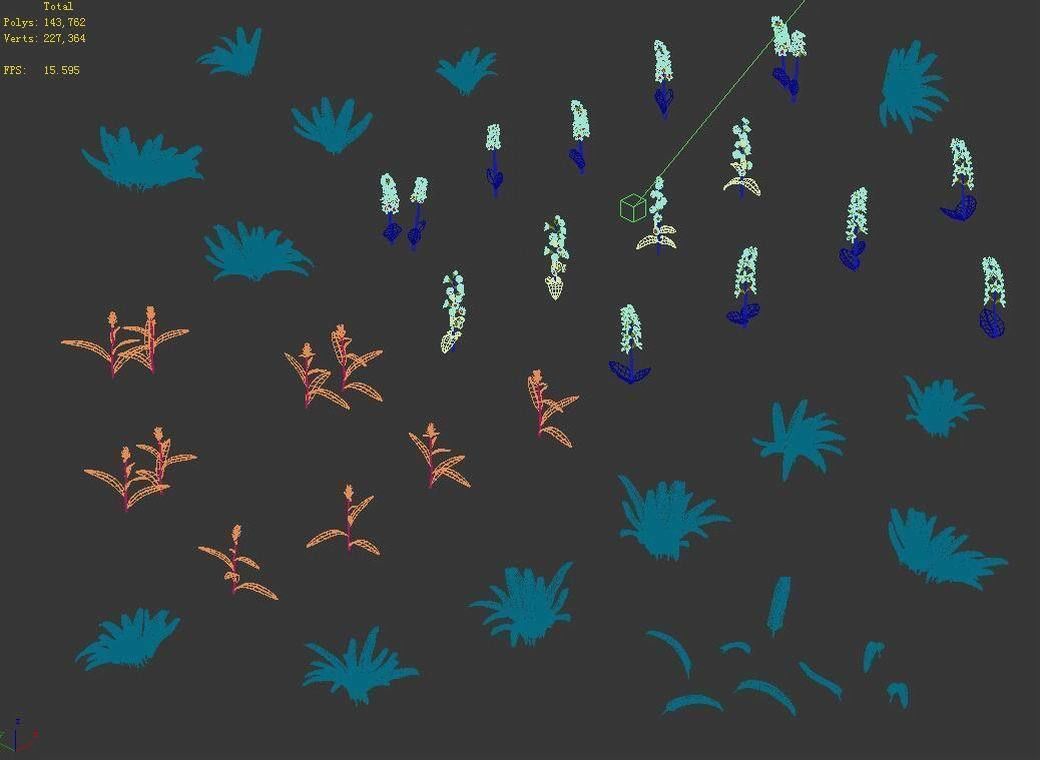 Miscellaneous Flowers - Weed 069 3D model_3