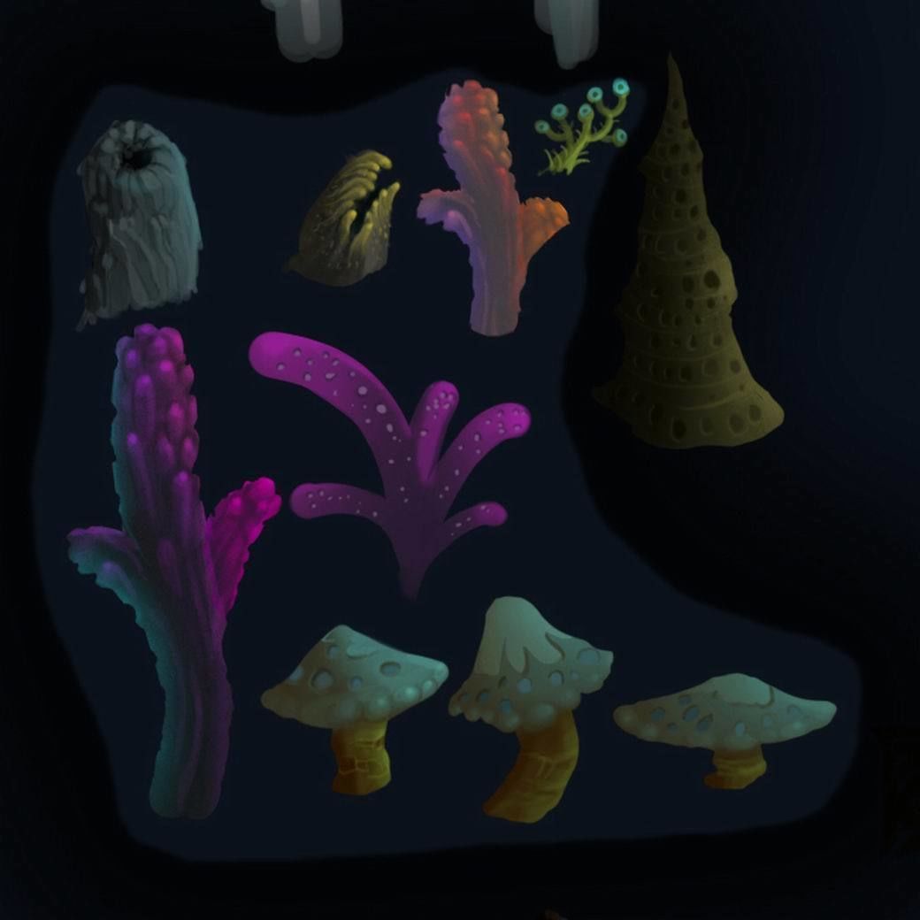 Town Demon Cave - Plant - Mushroom 3D model_10